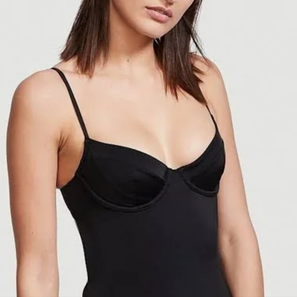 Victoria's Secrets Black One Pc. Bathing Suit womens sz Medium NWT!! - Picture 3 of 15